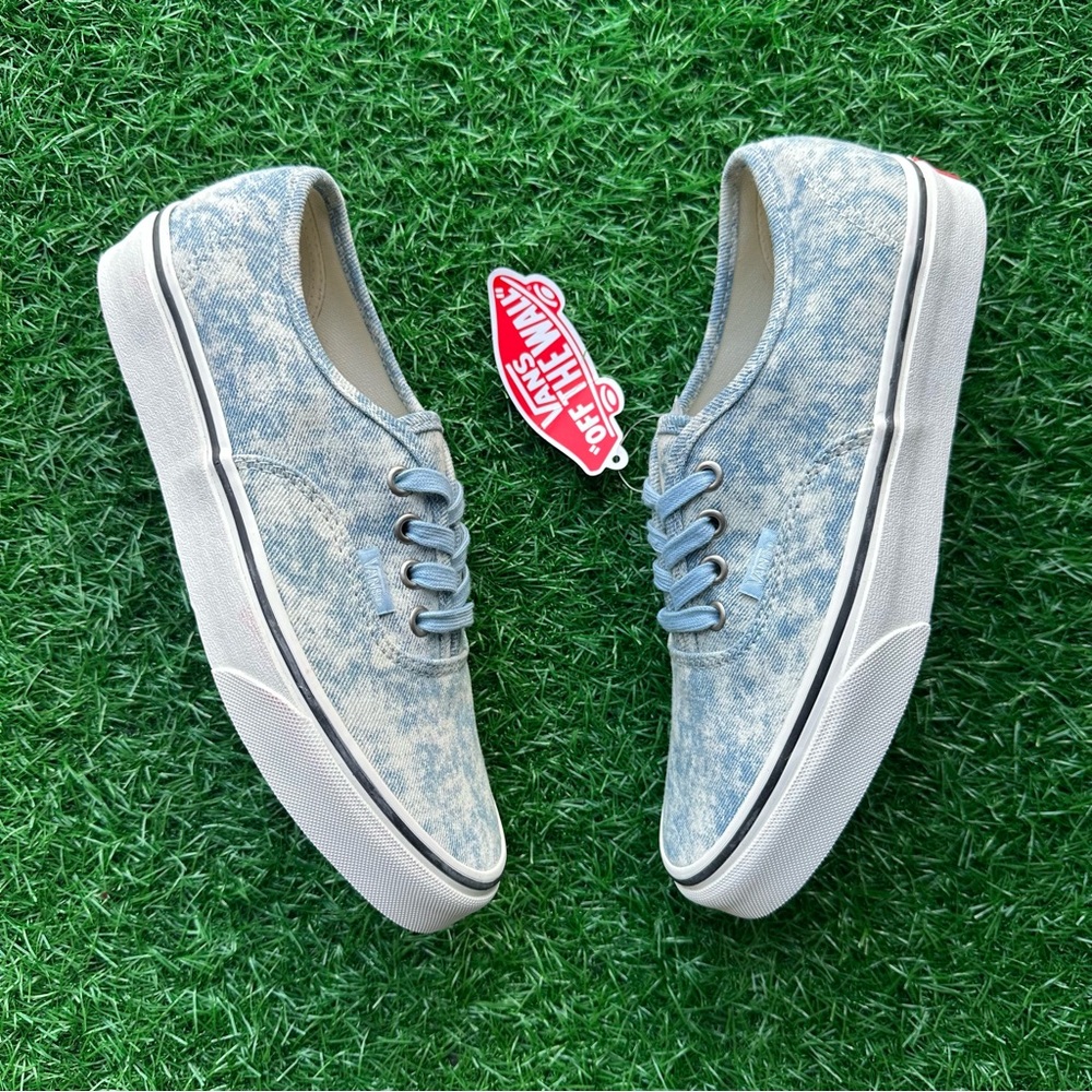 Vans Authentic Denim Destroy Winter Sky Marshmallow - Picture 6 of 8